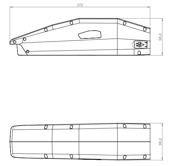 E-Bike Vision - EBV Batterie De Cadre Compatible Yamaha (PW / ST / TE / CE) 36 V 4 E-Bike Vision - EBV Batterie De Cadre Compatible Yamaha (PW / ST / TE / CE) 36 V – Image 2